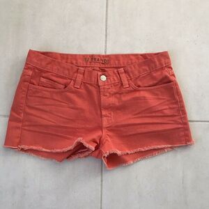 J Brand Cotton Denim Cut Off Shorts FLAW